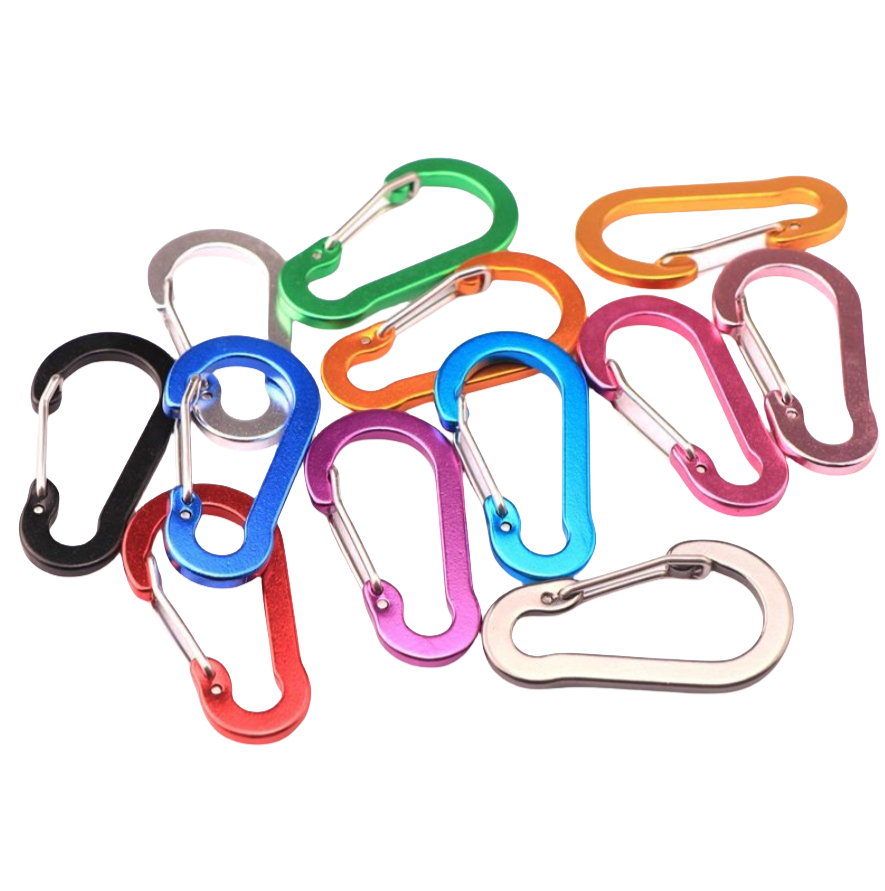 gancho de presión de metal gancho de presión negro forma de calabaza aleación de aluminio hebilla de escalada gancho de presión de metal gancho de presión negro forma de calabaza aleación de aluminio hebilla de escalada