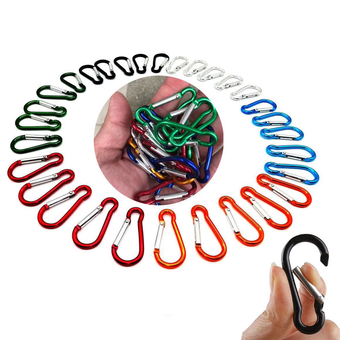 hebilla de montañismo en forma de calabaza n.° 5, hebilla para botella de agua al aire libre, hebilla de mochila de aleación de aluminio. hebilla de montañismo en forma de calabaza n.° 5, hebilla para botella de agua al aire libre, hebilla de mochila de aleación de aluminio.